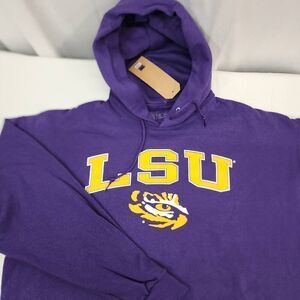 LSU Tigers The Victory Pullover Hoodie Purple Size XL Unisex